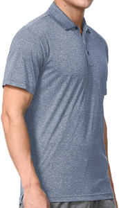 Polo ligero de alta calidad antiarrugas transpirable para hombre, superventas, los mejores diseños, tasa razonable, patrón sólido, tipo - Product Image 6