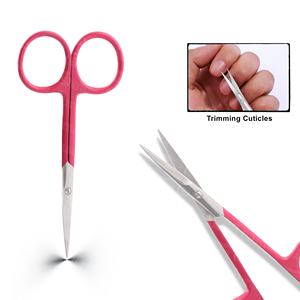 Ciseaux professionnels OEM en gros pour salon de beauté, ciseaux à pointe d'arçon pour la coupe, fabricant de ciseaux à cuticules en acier inoxydable pour manucure - Product Image 4