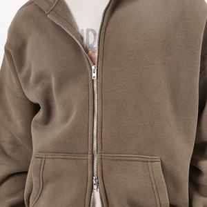 New Style Winter Men's Streetwear Custom Digital Printed Fleece Zipper Hoodie-High Quality Eco-Friendly 360g Comfortable Size - Product Image 4