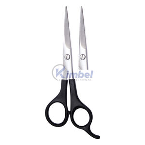 Ciseaux de coiffure industriels de qualité supérieure manche en plastique couleur personnalisée avec lames de coupe lisses - Product Image 3