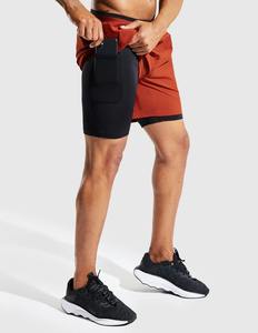 Ropa deportiva de secado rápido para entrenamiento físico Pantalones cortos para correr Equipo en blanco Venta al por mayor Pantalones cortos de gimnasio de algodón personalizados para hombres - Product Image 1