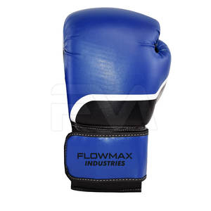 Gants de boxe de bonne qualité, couleur contrastée, logo personnalisé, gants de boxe en cuir résistant - Product Image 5