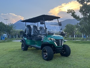 รถกอล์ฟไฟฟ้า 72v ใหม่ 6 ที่นั่ง รถบักกี้กอล์ฟ แบตเตอรี่ลิเธียม รถ UTV 4x4 ใช้แก๊ส วิทยุ DAB รถคลับคาร์ ยานยนต์ใช้แก๊ส - Product Image 4