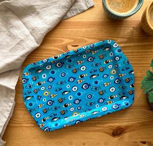 Bandeja de Servicio de Diseño con Recubrimiento de Esmalte de Madera MDF, Bandeja de Mesa de Alta Calidad para Hoteles y Restaurantes - Product Image 4