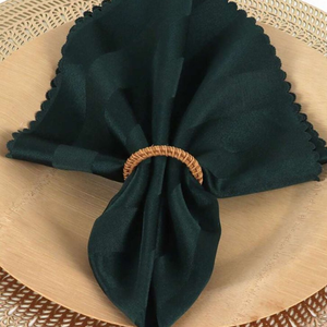 Vietnam gros rotin tissé décorer rond de serviette pour le dîner Table mariage ronds de serviette en gros couleur personnalisée - Product Image 3