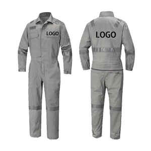 Nuevo diseño 2025 algodón antiestático manga larga OEM construcción Industrial hombres trajes de trabajo en general ropa de trabajo - Product Image 2