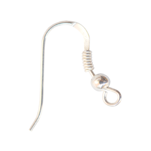 Earwire francés de plata esterlina, hallazgos de Earwire de plata esencial, hallazgos de pendientes para la fabricación de joyas DIY - Product Image 3