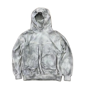 เสื้อฮู้ดผ้าคอตตอนมัดย้อมสำหรับผู้ชายเสื้อมีฮู้ดผ้าคอตตอนแบบสวมหัวเสื้อมีฮู้ดสำหรับใส่เล่น100% น้ำหนักเบาโลโก้ได้ตามต้องการ - Product Image 4