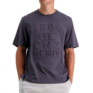 100% algodón de la mejor calidad, ropa personalizada, camiseta tejida lisa de gran tamaño, diseño en relieve 3D, diseño de prendas de vestir informales con hombros caídos - Product Image 1