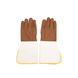 ถุงมือเชื่อมโลหะ ถุงมือหนังสกรีนโลโก้ สำหรับผู้ชายและผู้หญิง คุณภาพสูง ป้องกันการทำงาน ปลอดภัยที่สุด ถุงมือเชื่อมที่ตอบโจทย์ความต้องการสูง - Product Image 3