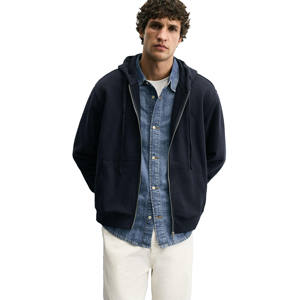 Sweat à capuche zippé épais en molleton 100 % coton pour homme, collection 2026, avec logos personnalisés, coupe oversize, idéal pour l'hiver, prix abordable - Product Image 1