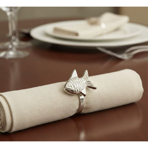Ronds de serviette élégants en métal argenté avec nœud papillon pour mariage, dîner et décoration de table à la maison – Meilleur prix - Product Image 6
