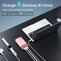 NOBIS 45W Chargeur rapide haute vitesse Li-Polymère 20000mAh avec écran LED Double USB + 2 ports Type-C pour utilisation en extérieur