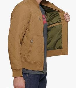 Veste d'hiver personnalisée pour hommes en vente de gros coupe-vent 100% polyester décontracté à col montant avec service conçu par l'OEM - Product Image 5