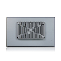 PC industriel à écran tactile capacitif/résistif en alliage d'aluminium IP65 de 17,3 pouces, encastrable/montable au mur, en stock