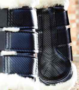 Bottes de brossage pour chevaux légères, rembourrage confortable absorbant les chocs, protection complète des tendons, bottes d'équitation - Product Image 3