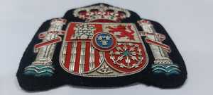 Badges Wok brodés à la main Emblèmes en polyester patchs avec fil d'aluminium pour étiquettes de vêtements techniques tissées - Product Image 2