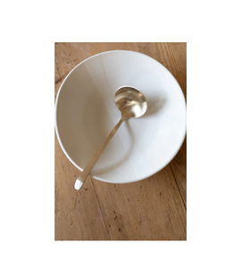 อุปกรณ์ทําอาหาร ซุป Ladle ช้อนอาหารทองเหลือง ไม้พายทอด Ladle พร้อมด้ามจับยาว ดีไซเนอร์ดูสมรรถนะที่สุด - Product Image 3