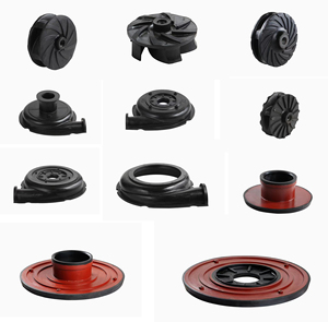 Pièces de rechange pour pompe à boue horizontale, plaque de protection de turbine, boîtier de pompe, la volute peut être fabriquée avec un matériau en caoutchouc ou en acier inoxydable - Product Image 5