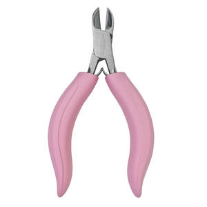 Alicates de Corte Lateral con Mango Rosa Profesional para Joyería, Alicates de Corte de Alambre de Precisión de MAQNSCO - Product Image 1