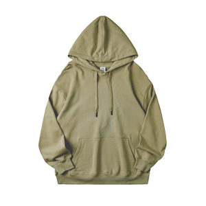 OEM ODM Sweat à capuche pour homme, hiver, vintage, effet soleil délavé, sans cordon, avec poches, personnalisé, grammage lourd, impression numérique, délavé à la pierre et à l'acide - Product Image 5