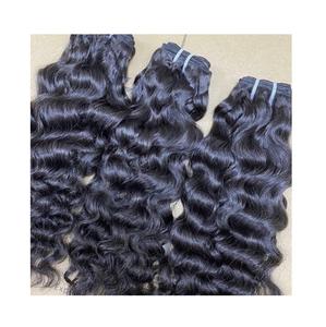 Unprocessed 12a-14a Thick Indian Hair Bundles Raw Cuticle Aligned Single Donor Vietnamese Human Hair Wholesale From Vendors - Product Image 3