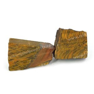 Tiger Eye <b>Raw</b> Rough Stones-Feng Shui <b>Crystal</b> for Healing and Protection - Product Image 1