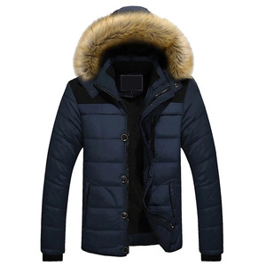 Winter New Popular <b>Padded</b> <b>Jacket</b> Thickened Korean Version <b>Hooded</b> Collar <b>Padded</b> <b>Jacket</b> men's <b>jackets</b> - Product Image 2