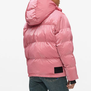 Nouvelle veste d'hiver coupe-vent pour femme à manches longues en duvet / Vente en gros, vêtements décontractés OEM, vestes matelassées à fermeture éclair intégrale pour femmes 2026 - Product Image 2