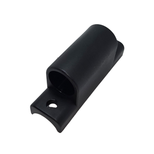 Accessoires en plastique imprimés professionnels de bouchon de cordon rond noir pour auvents, fabriqués en Italie avec certificat - Product Image 4