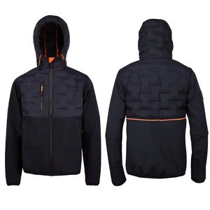 Chaqueta y pantalones de trabajo cálidos de invierno personalizables para algodón transpirable unisex con diseño de capucha certificado CE/UE - Product Image 5