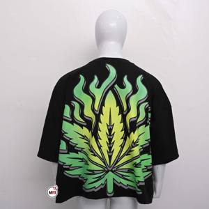 Streetwear T-shirt Boxy surdimensionné personnalisé de haute qualité T-shirt imprimé pour hommes de style tendance à épaules tombantes - Product Image 5