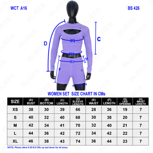 Conjunto de Yoga Taioted Premium para mujer, conjunto corto de croptop hueco de manga completa, Tops cortos, pantalones de malla, Color sólido 100% algodón - Product Image 6