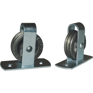 496 Castor <b>Roller</b> Wheels 6mm Groove Grey Cast <b>Iron</b> with Longitudinal Plate & Turned Groove HBS-BETZ for Ab <b>Roller</b> - Product Image 1