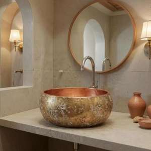 Produits marocains en cuivre faits maison, artisanaux traditionnels, décoration d'intérieur, ustensiles de cuisine, articles métalliques décoratifs, idée cadeau unique - Product Image 1