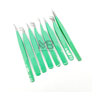 แหนบต่อขนตาสแตนเลส ปลายแหลมสีตามสั่ง เครื่องมือต่อขนตาแบบปรับแต่งได้ - Product Image 2