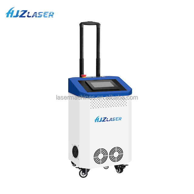 Popular 300w MOPA Backpack Suitcase Portable Pulse Laser Cleaning Machine for Metal Surface Handheld Fiber Laser Cleaner