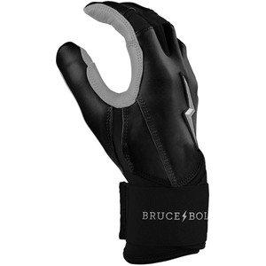 Direct Factory Sale Baseball Batting Gloves Premium Quality Leather Custom Logo Short Cuff Ambidextrous <b>Hook</b> Loop Closure - Product Image 4