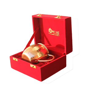 Premium Quality 16 Ounce Moscow Mule Mugs Pure Copper Gift Packed in Red Velvet Box for <b>Your</b> <b>Loved</b> One - Product Image 3