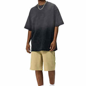 Camiseta de verano para hombre con estampado de algodón 100% personalizado de alta calidad, diseño impreso, informal, manga corta, cuello redondo, antibolitas - Product Image 4