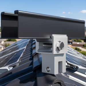 Abrazadera Unirac para Riel de Techo Metálico, 1 Unidad, Aluminio Anodizado AL6005-T5 para Instalación de Paneles Solares en Techos de Tejas - Product Image 3