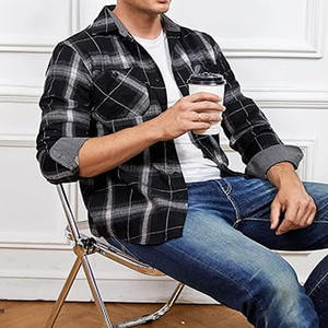 Vente en gros de chemise de créateur de luxe de marque célèbre de haute qualité avec impression DGT chemise à manches longues pour hommes - Product Image 3