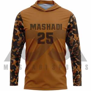 Uniformes de fútbol americano con textura de camuflaje bordada sublimada, poliéster Spandex, uniforme de fútbol estirable, Mini paquete - Product Image 3