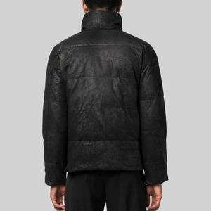 Professionnel fait en cuir de vachette véritable en gros vente chaude de haute qualité poids léger meilleure conception 2025 hommes veste en cuir - Product Image 5