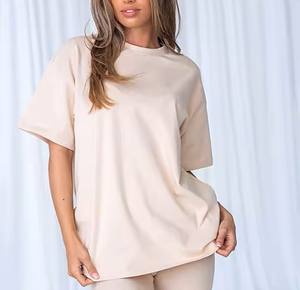 เสื้อยืดผ้าฝ้าย100% สำหรับผู้ชายและผู้หญิงระบายอากาศได้ดีพิมพ์ลายเองได้คอลูกเรือใส่ลำลองออกแบบสีพื้นและนุ่มให้เลือก - Product Image 4