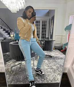 Matériau respirant lettre femmes séchage rapide respirant Pakistan fait lettre femmes vestes versity vestes femmes vestes - Product Image 3