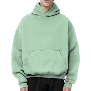 Custom 500 Gsm Fleece Winter Hoodie for Men 100% Cotton Streetwear Essentials Embroidery Regular Acid Wash Hoodie Technique 2026 - Product Image 1