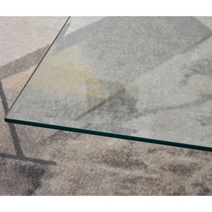 Muestra Gratuita de Muebles Modernos para el Hogar, Base de Metal con Mesa de Centro de Vidrio Económica para Sala de Estar - Product Image 3