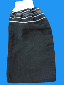 ถุงมือขัดผิวตุรกีสีดําฝางยางหรูหราใหม่ปกติและทนทานผิวล้างทําความสะอาดได้สําหรับขัดผิวหน้าและผิวกายสําหรับสปา Hammam - Product Image 3