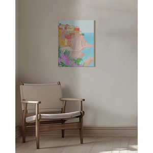 Œuvre d'art imprimée numériquement Cinque Terre Italie - Product Image 2